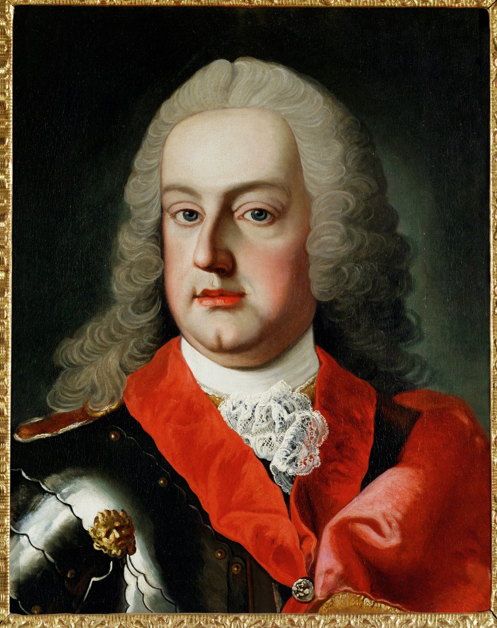 Franciszek I Stefan, cesarz, książę Lotaryngii, książę Toskanii, mąż cesarzowej Marii Teresy ... (olej na płótnie) autorstwa Martin van Mytens or Meytens