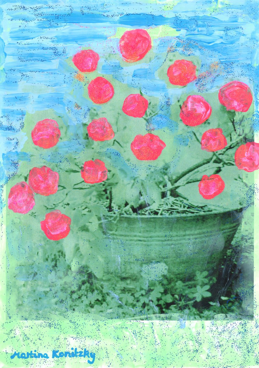 Rododendron autorstwa Martina Konitzky