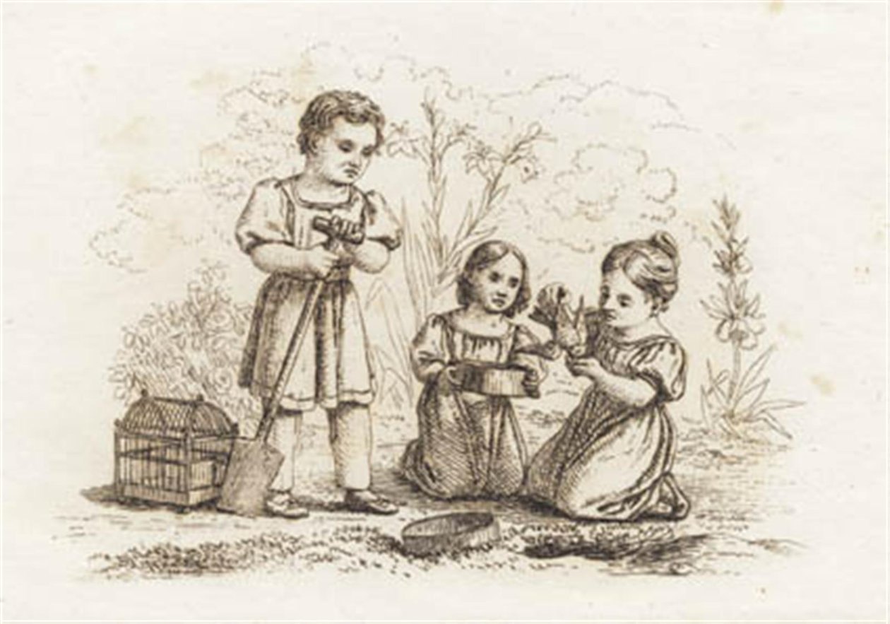 Ilustracja do „Pół setki bajek dla dzieci” autorstwa Hey autorstwa Martinus Rørbye