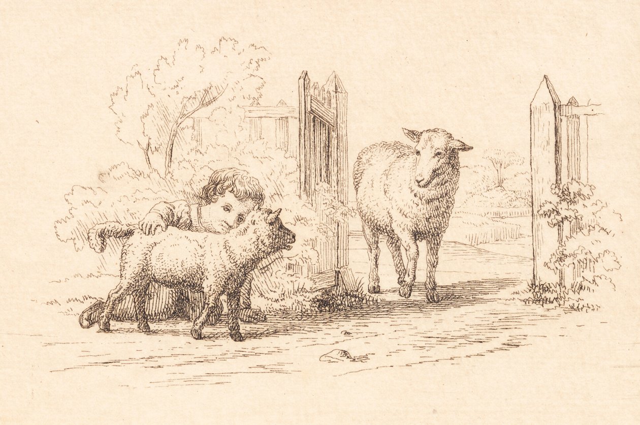 Ilustracja do „Pół setki bajek dla dzieci” autorstwa Hey autorstwa Martinus Rørbye