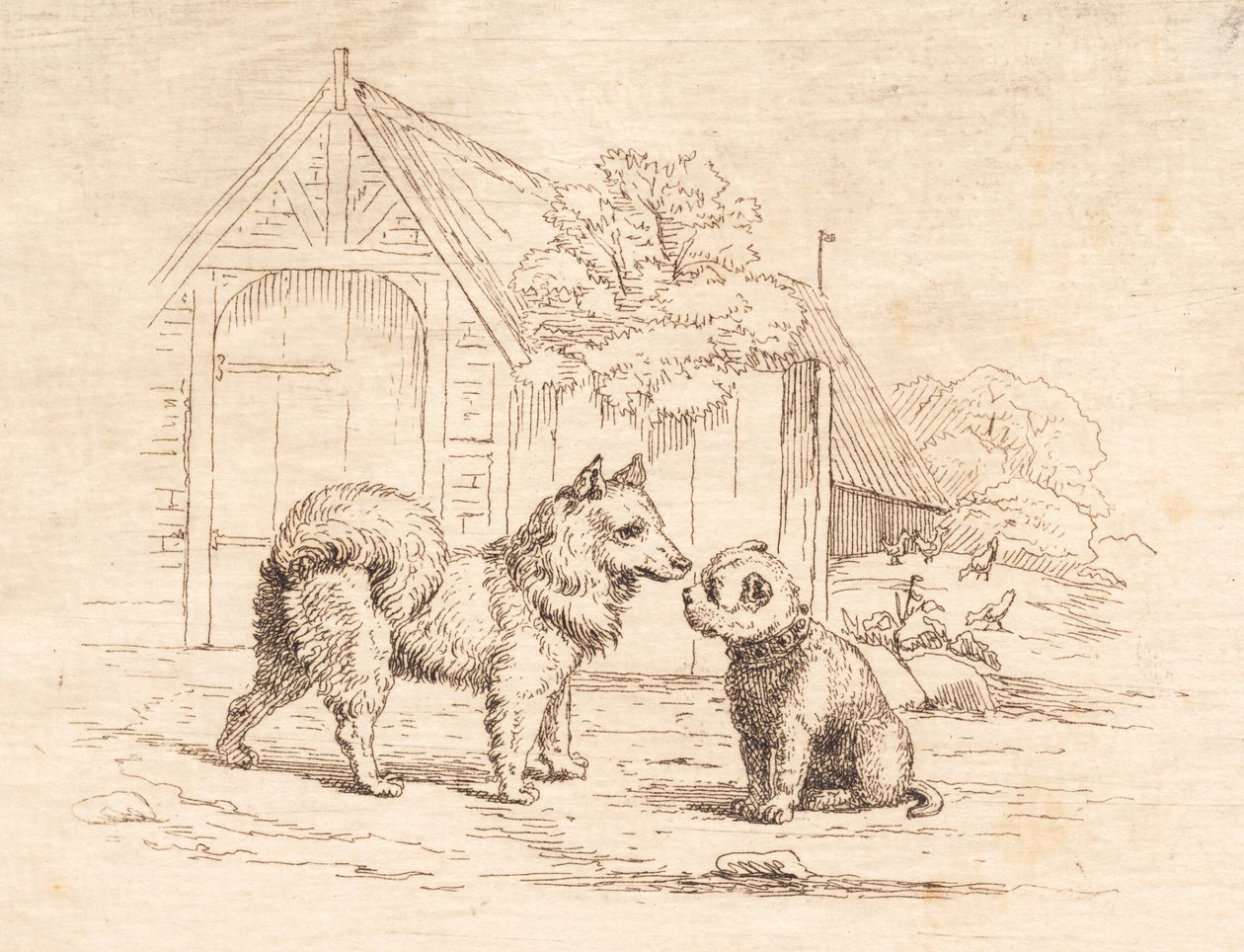 Ilustracja do „Pół setki bajek dla dzieci” autorstwa Hey autorstwa Martinus Rørbye