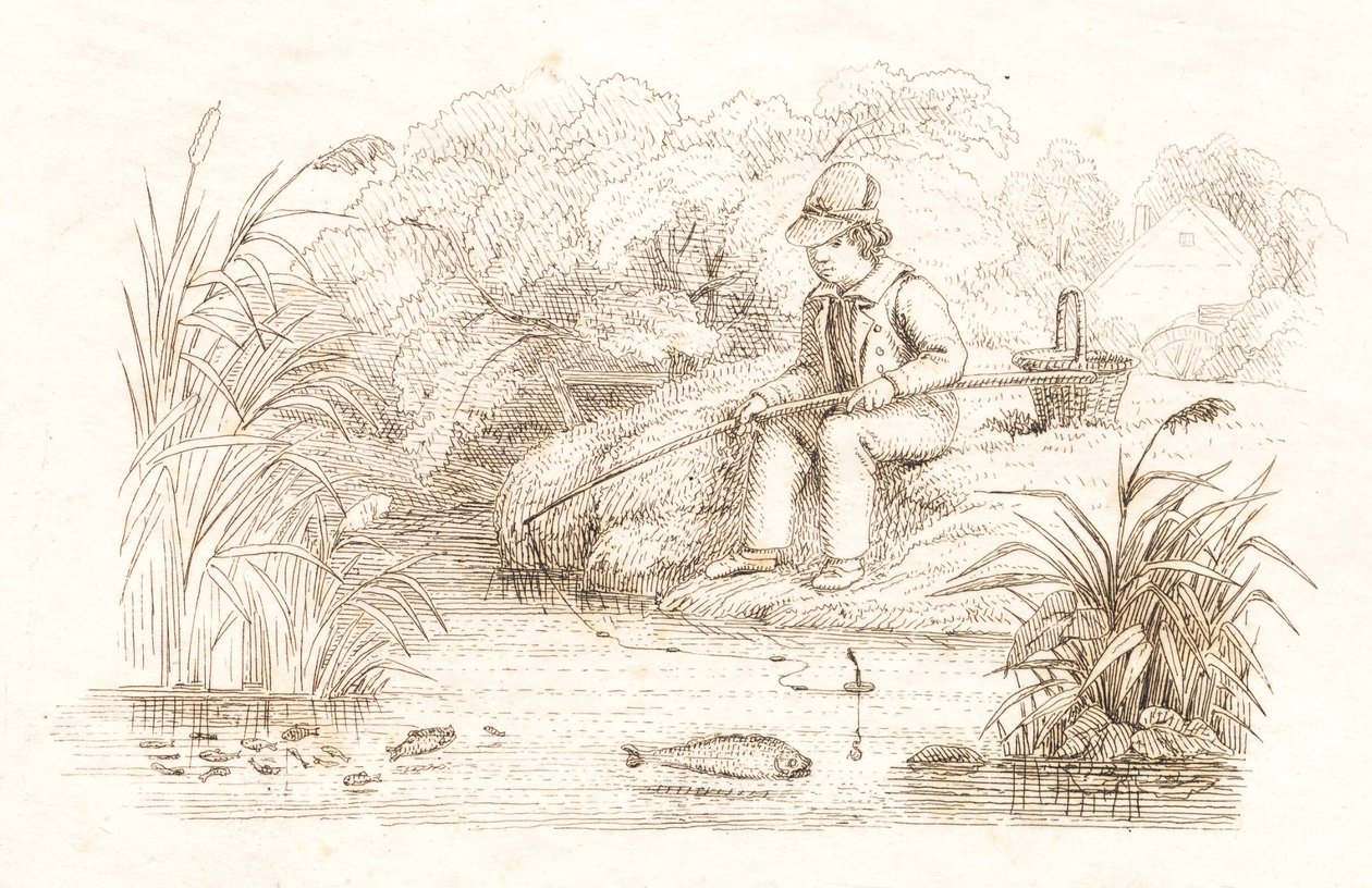 Ilustracja do „Pół setki bajek dla dzieci” autorstwa Hey autorstwa Martinus Rørbye