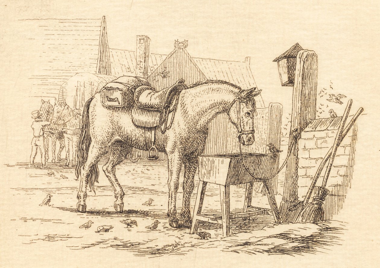 Ilustracja do „Pół setki bajek dla dzieci” autorstwa Hey autorstwa Martinus Rørbye