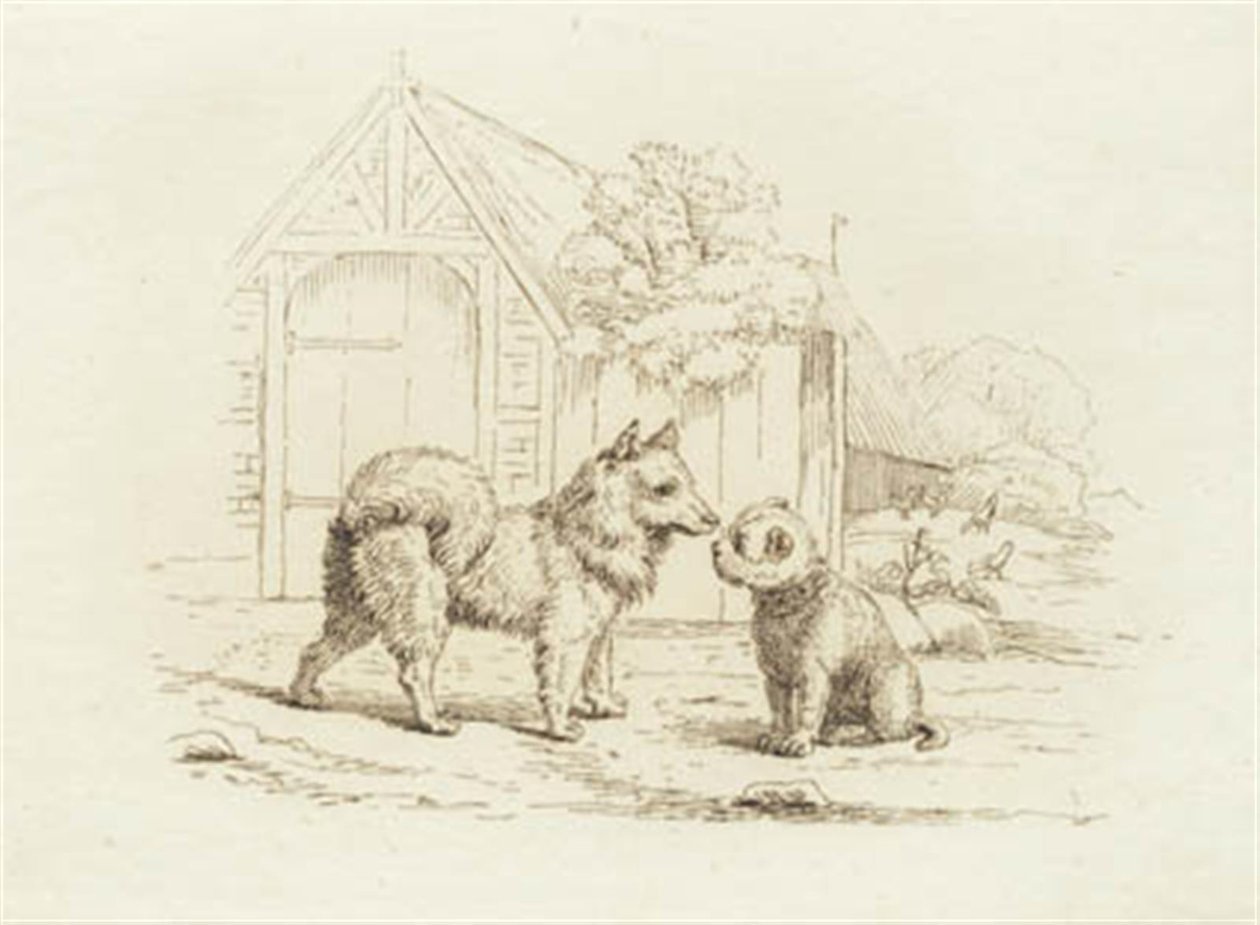 Ilustracja do „Pół setki bajek dla dzieci” autorstwa Hey autorstwa Martinus Rørbye