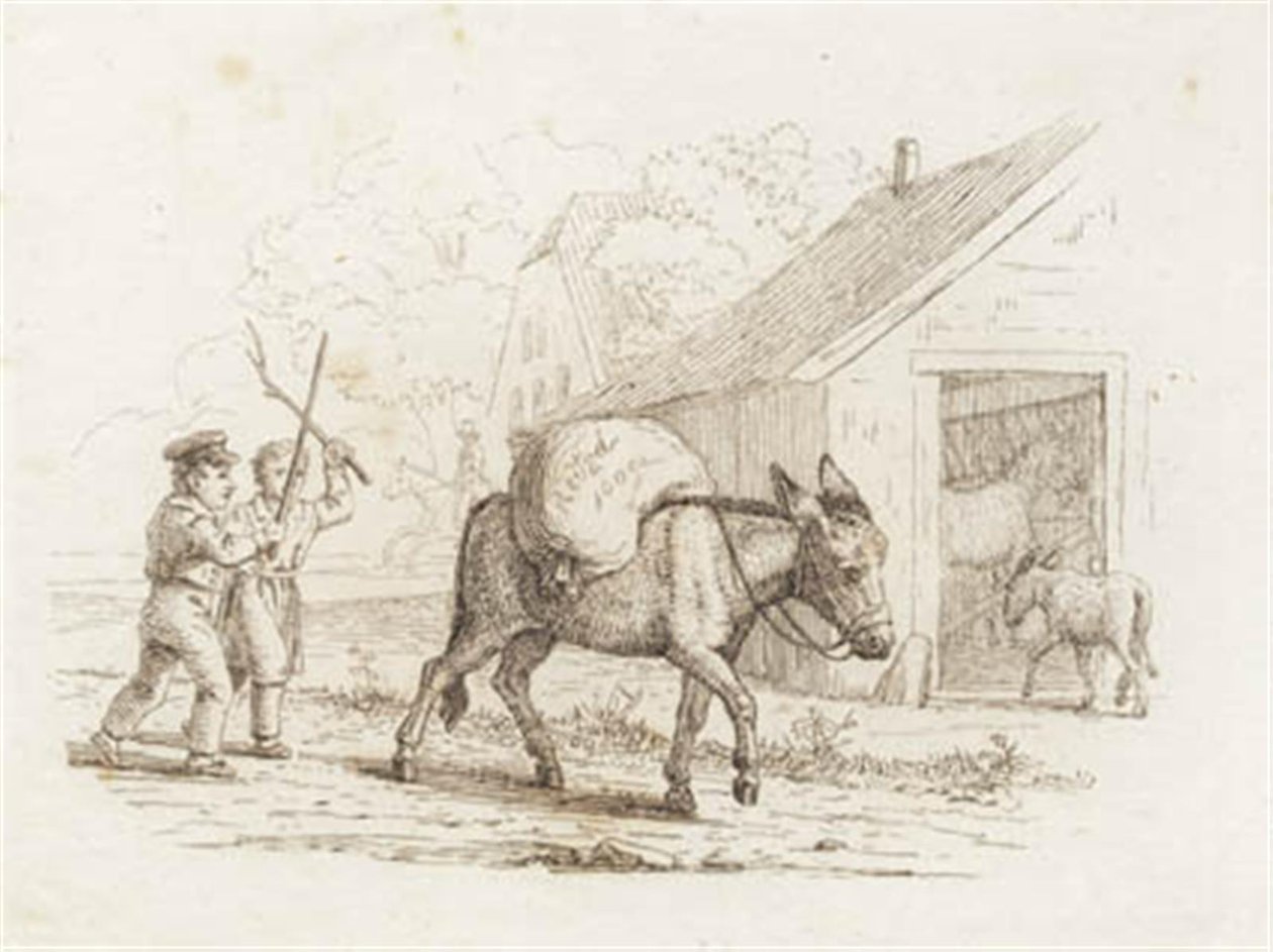 Ilustracja do „Pół setki bajek dla dzieci” autorstwa Hey autorstwa Martinus Rørbye