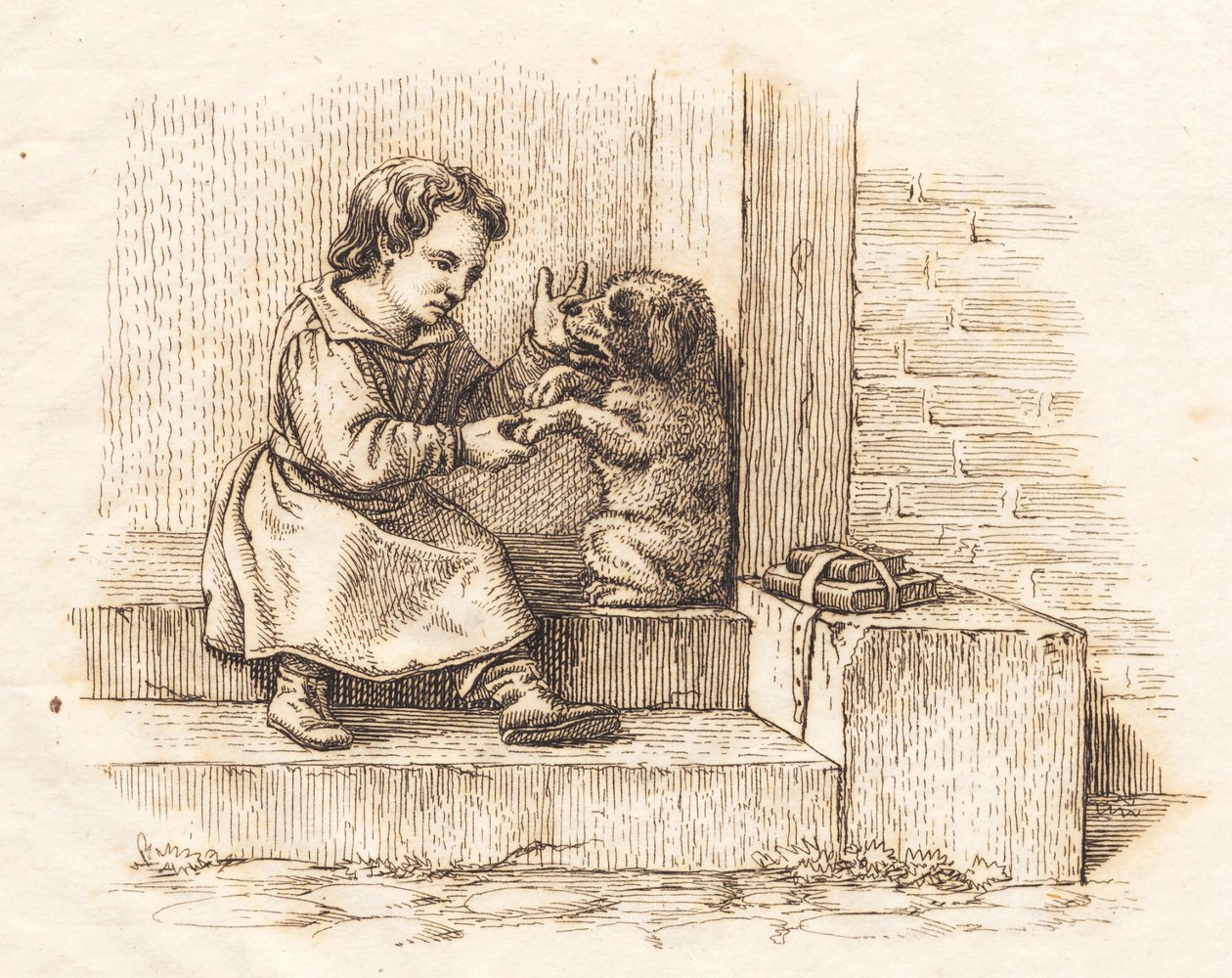 Ilustracja do „Pół setki bajek dla dzieci” autorstwa Hey autorstwa Martinus Rørbye