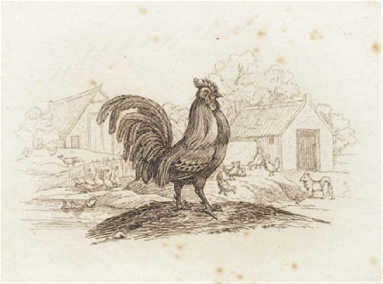 Ilustracja do „Pół setki bajek dla dzieci” autorstwa Hey autorstwa Martinus Rørbye