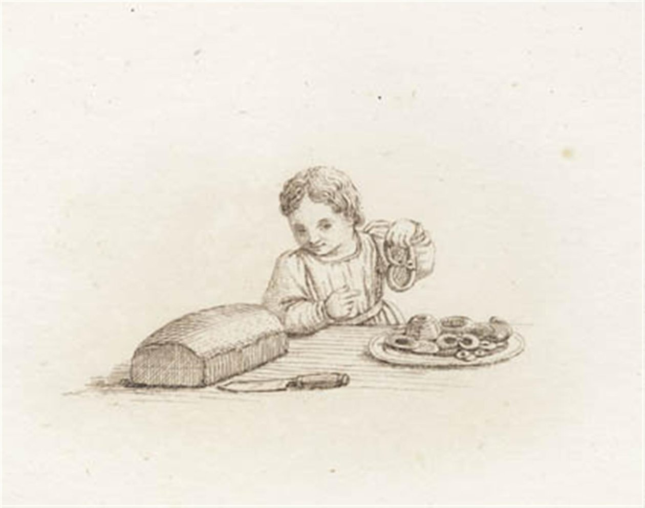 Ilustracja do „Pół setki bajek dla dzieci” autorstwa Hey autorstwa Martinus Rørbye
