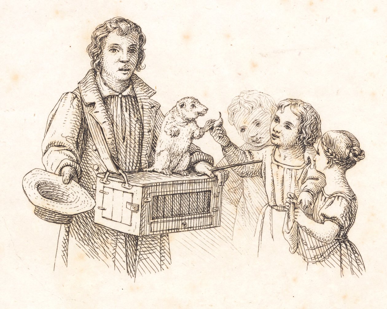 Ilustracja do „Pół setki bajek dla dzieci” autorstwa Hey autorstwa Martinus Rørbye
