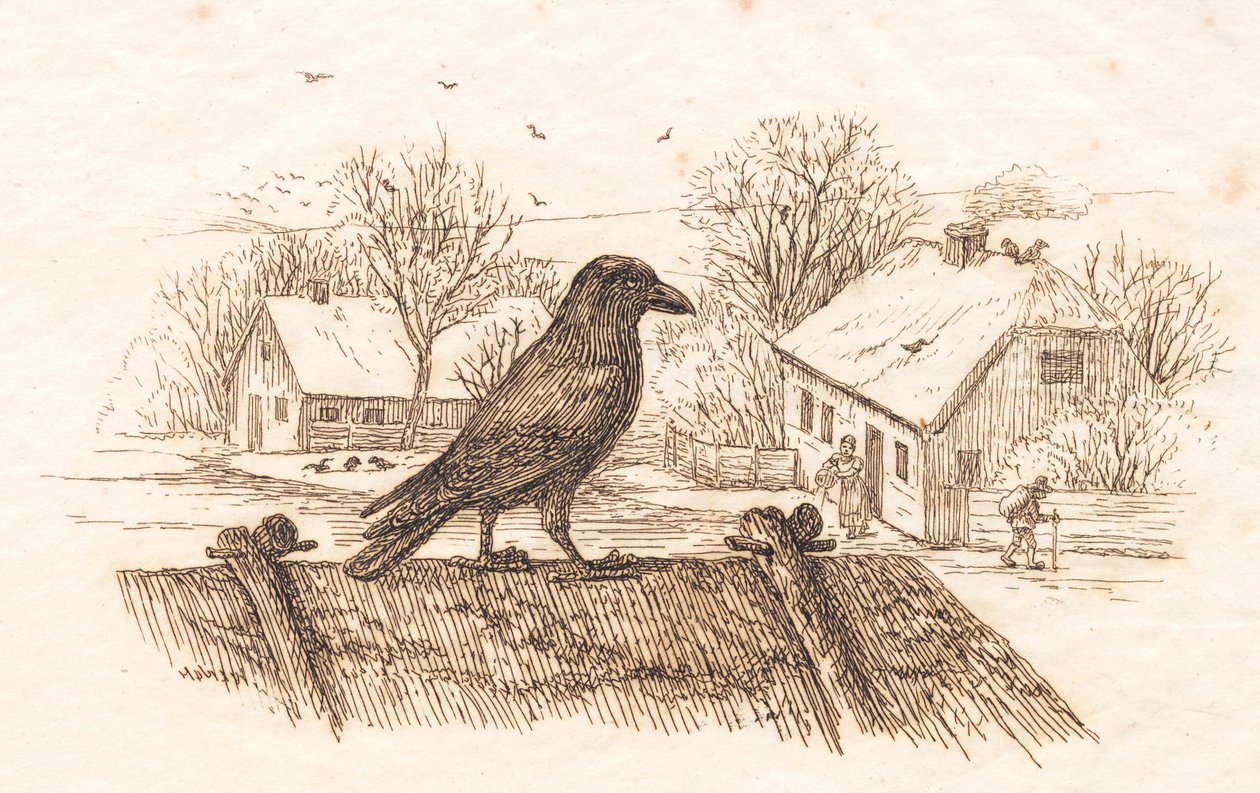 Ilustracja do „Pół setki bajek dla dzieci” autorstwa Hey autorstwa Martinus Rørbye