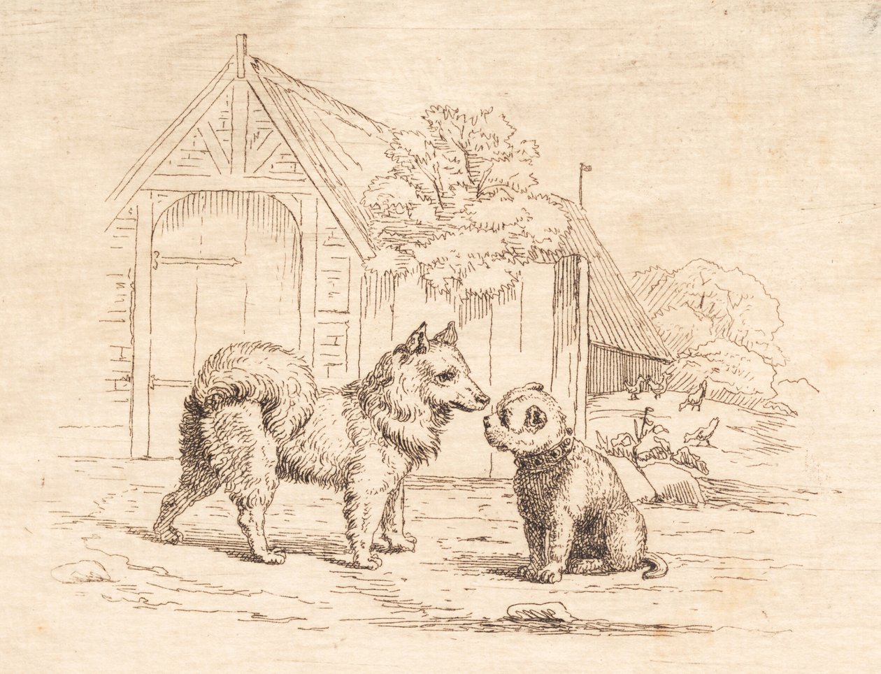 Ilustracja do „Pół setki bajek dla dzieci” autorstwa Hey autorstwa Martinus Rørbye
