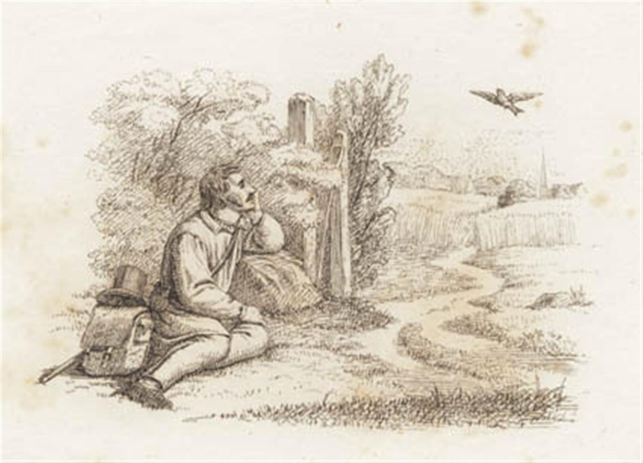 Ilustracja do „Pół setki bajek dla dzieci” autorstwa Hey autorstwa Martinus Rørbye