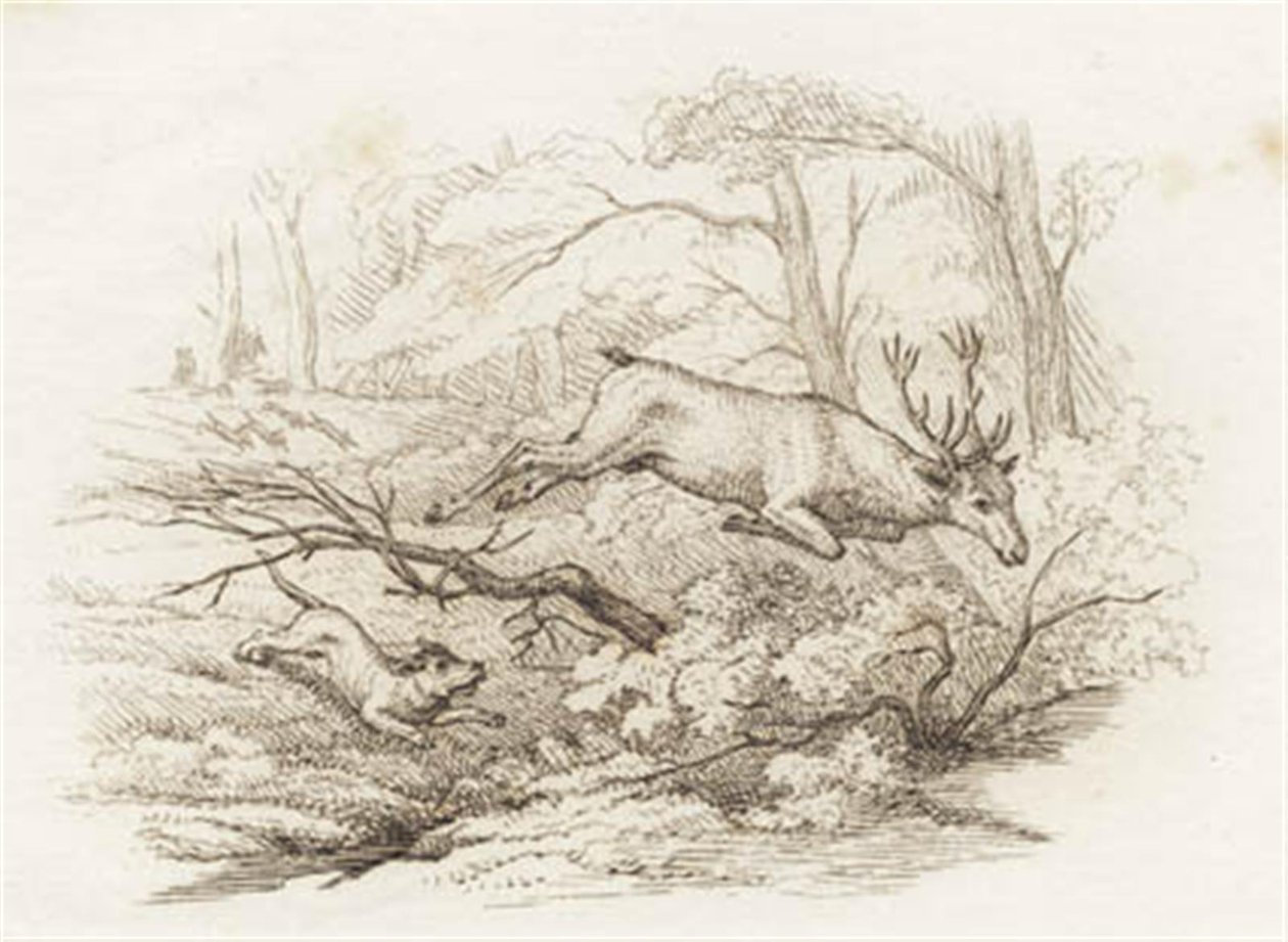Ilustracja do „Pół setki bajek dla dzieci” autorstwa Hey autorstwa Martinus Rørbye