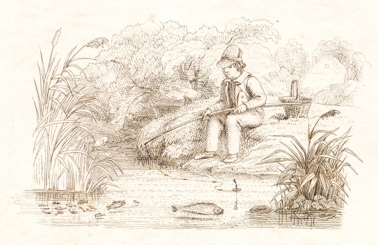 Ilustracja do „Pół setki bajek dla dzieci” autorstwa Hey autorstwa Martinus Rørbye