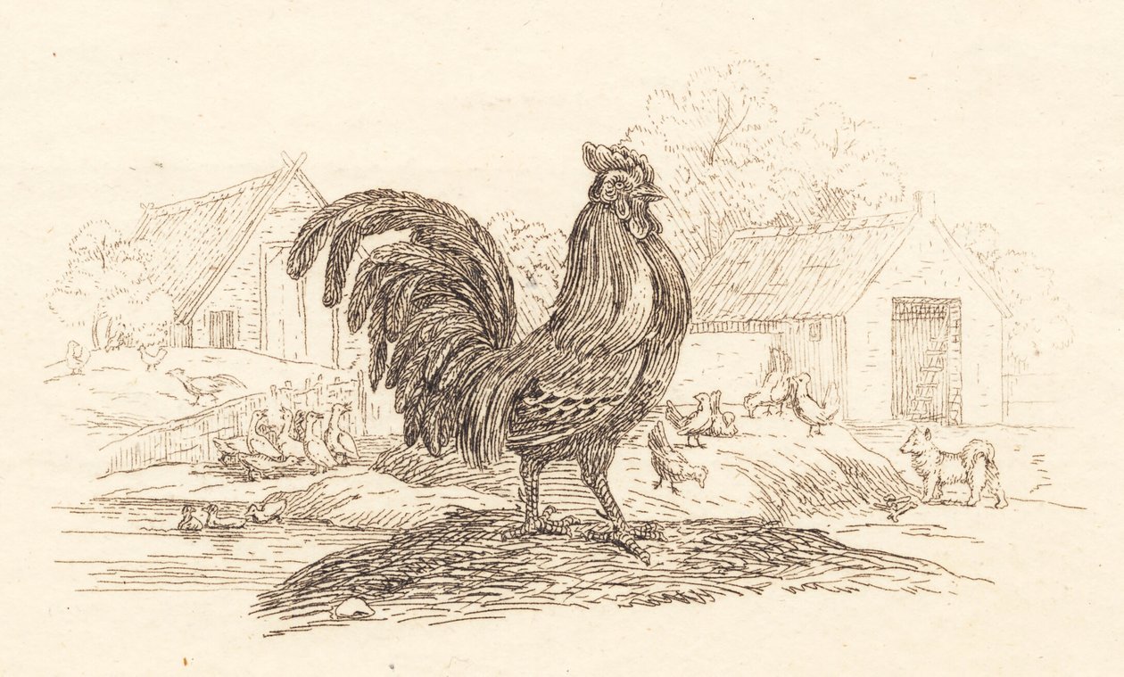 Ilustracja do „Pół setki bajek dla dzieci” autorstwa Hey autorstwa Martinus Rørbye