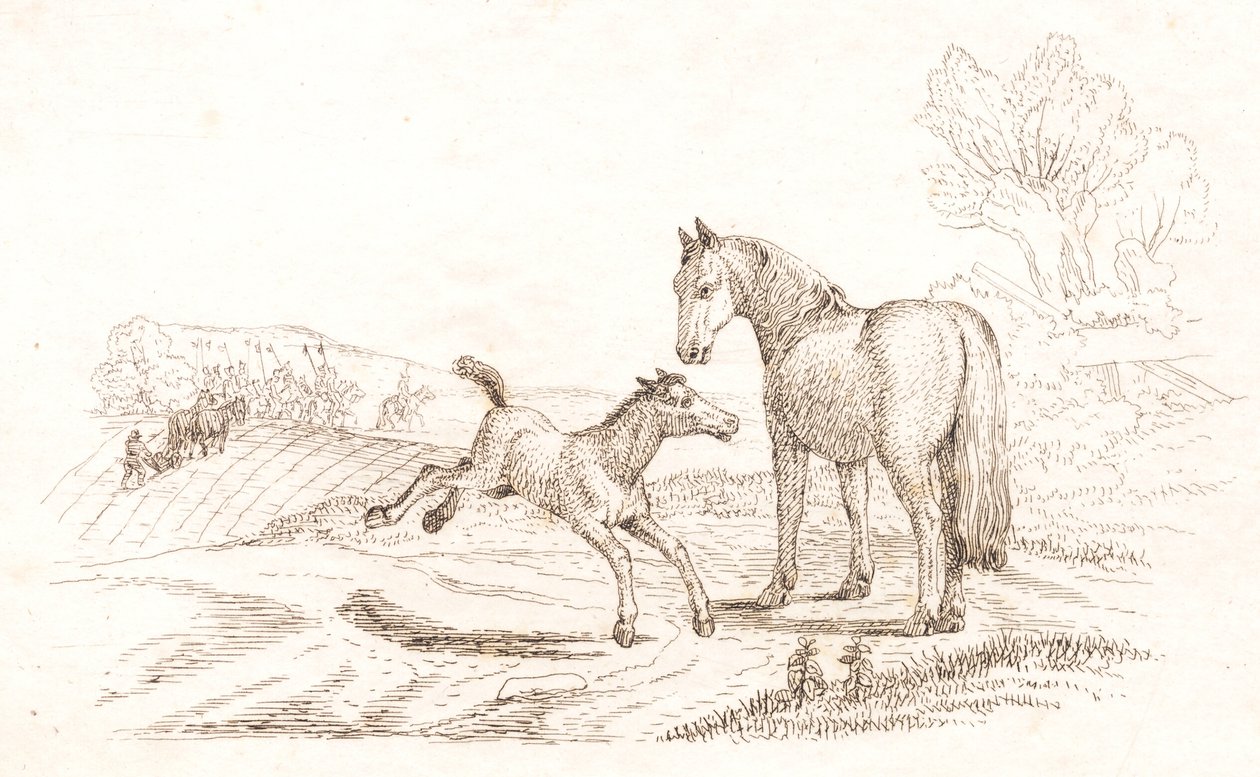 Ilustracja do „Pół setki bajek dla dzieci” autorstwa Hey autorstwa Martinus Rørbye