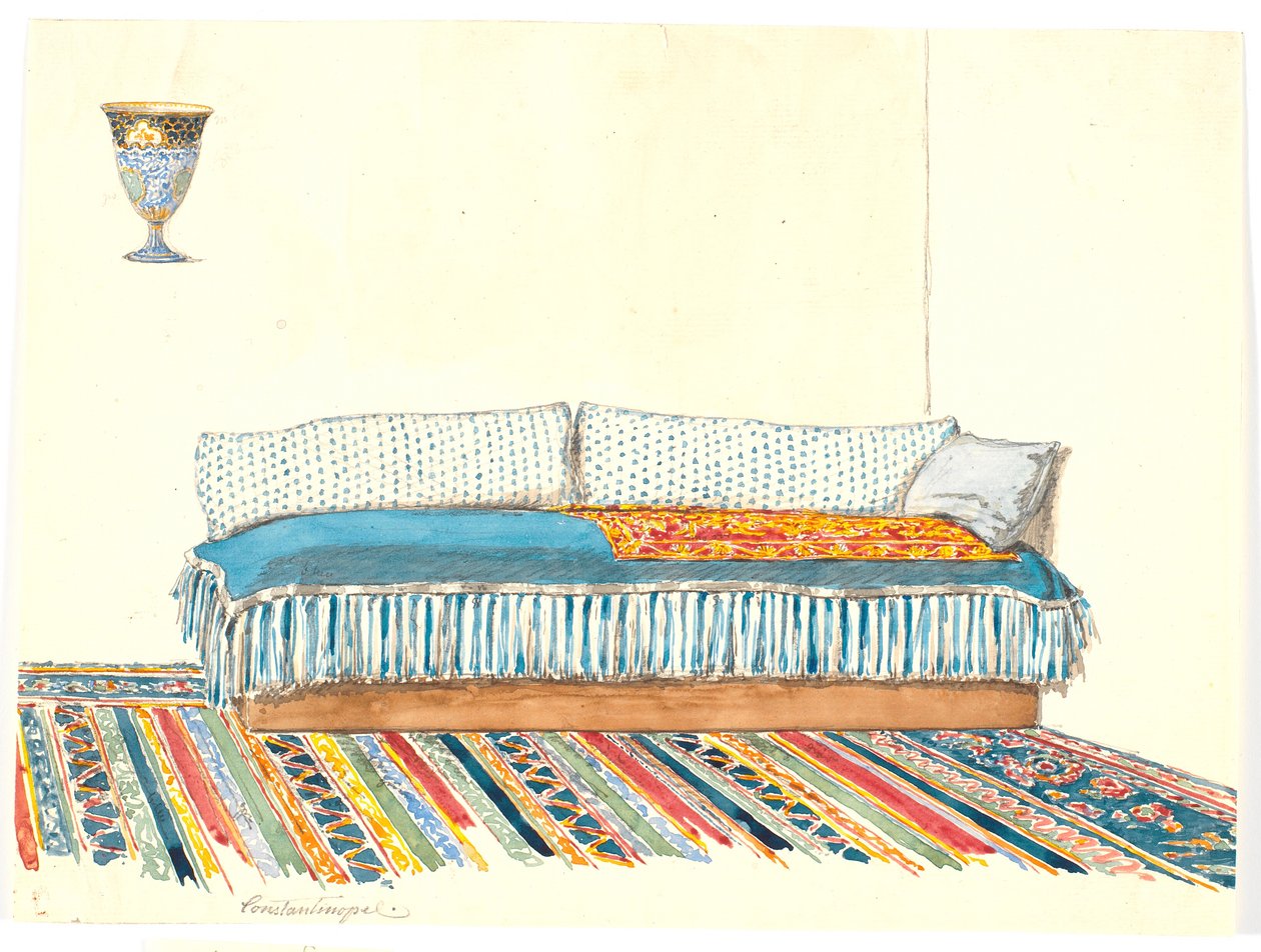Turecka sofa autorstwa Martinus Rørbye