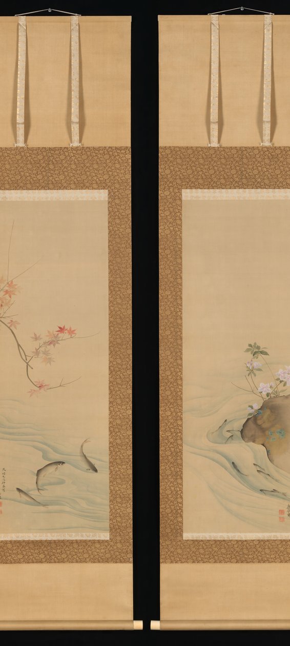 Słodzik latem i jesienią, 1785. autorstwa Maruyama Okyo