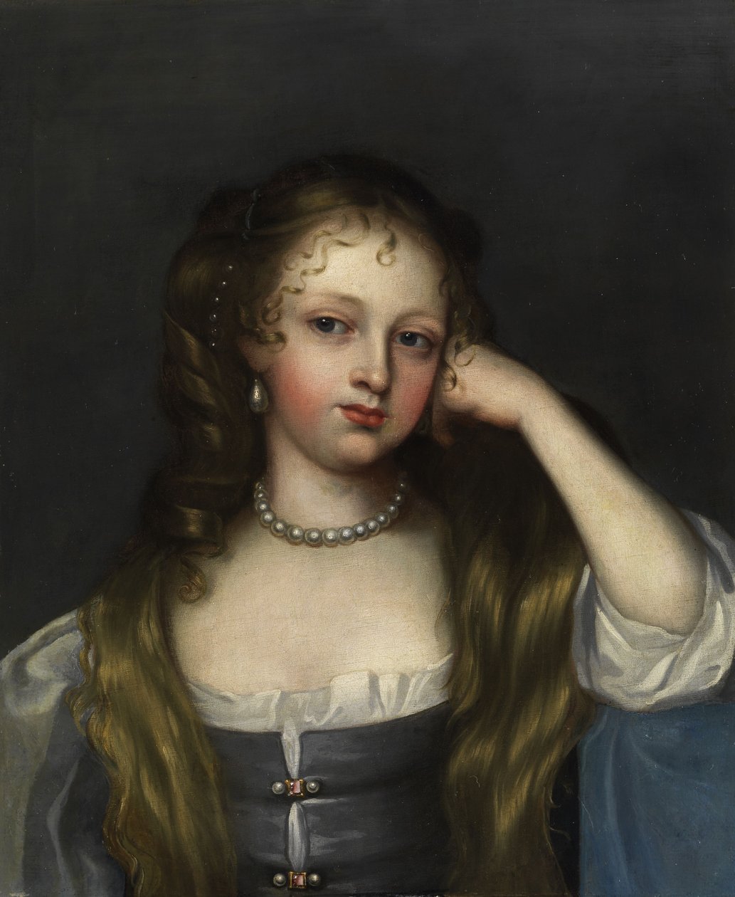 Portret Królewskiej Maitresse Nell Gwyn autorstwa Mary Beale