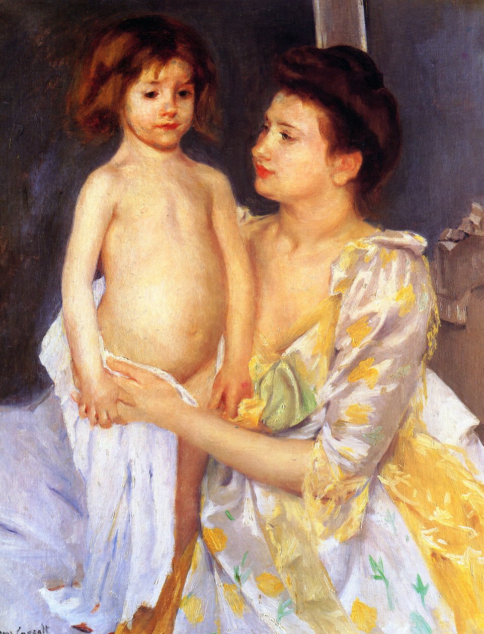 Jules suszony przez matkę autorstwa Mary Cassatt