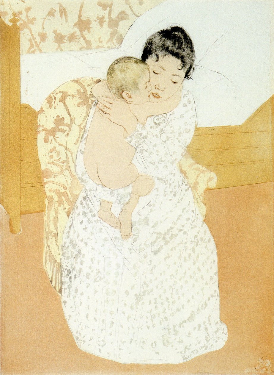 Mary Cassatt - Fryzura autorstwa Mary Cassatt