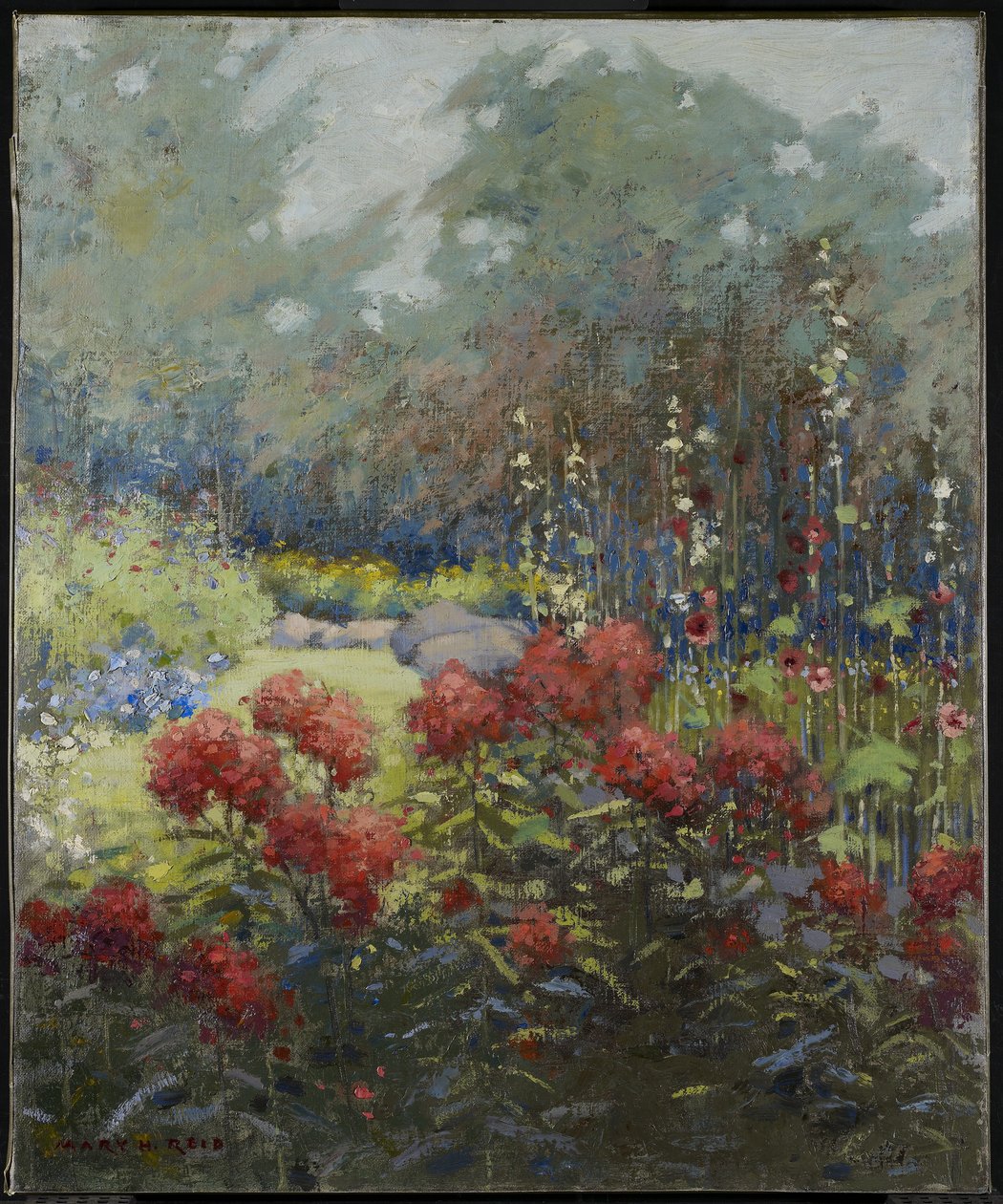 Ogród we wrześniu, ok. 1894 r. autorstwa Mary Hiester Reid