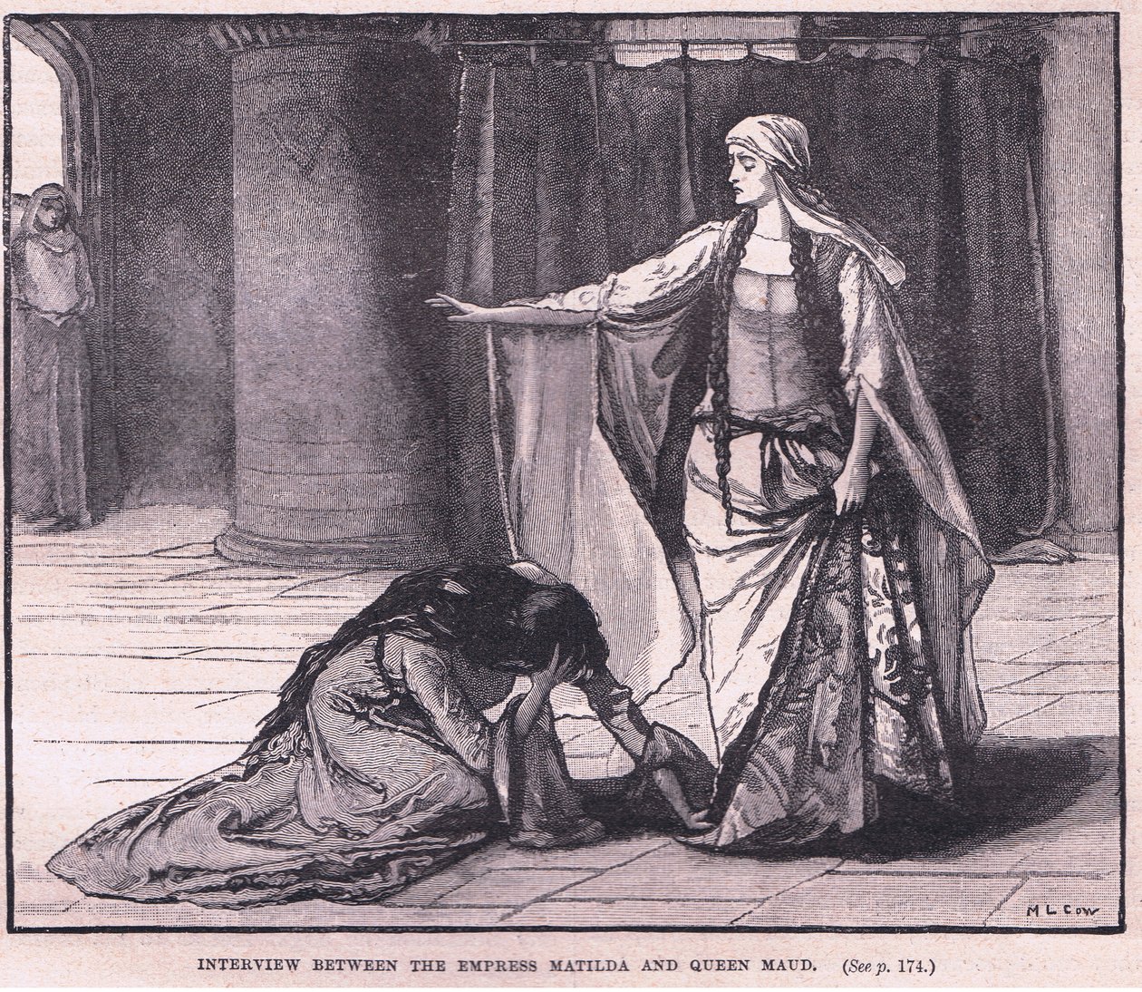 Wywiad między cesarzową Matyldą i królową Maud AD 1141 autorstwa Mary L. Gow