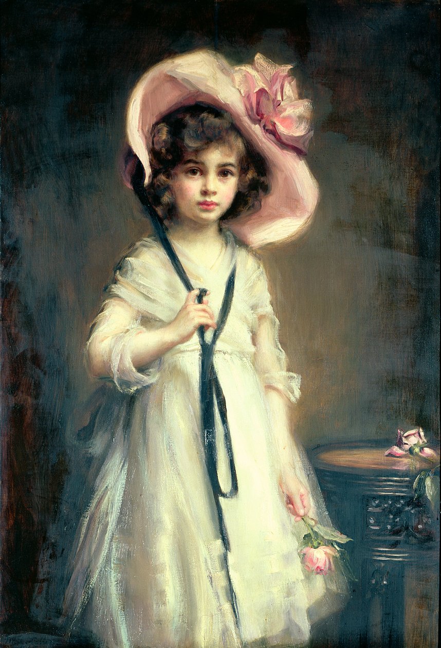 Portret Nancy, córki Arthura Tootha autorstwa Mary Lemon Waller