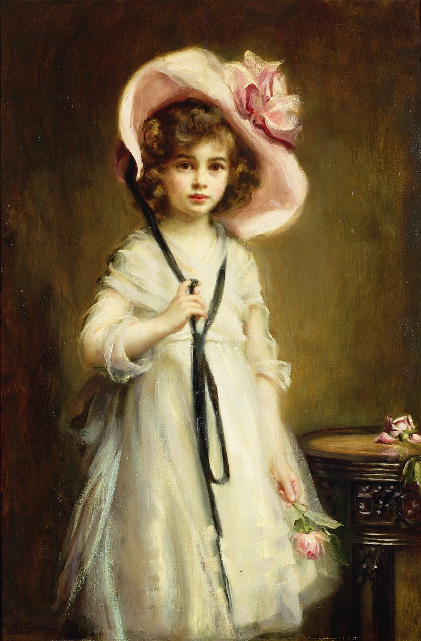 Portret Nancy Tooth, 1905 autorstwa Mary Lemon Waller