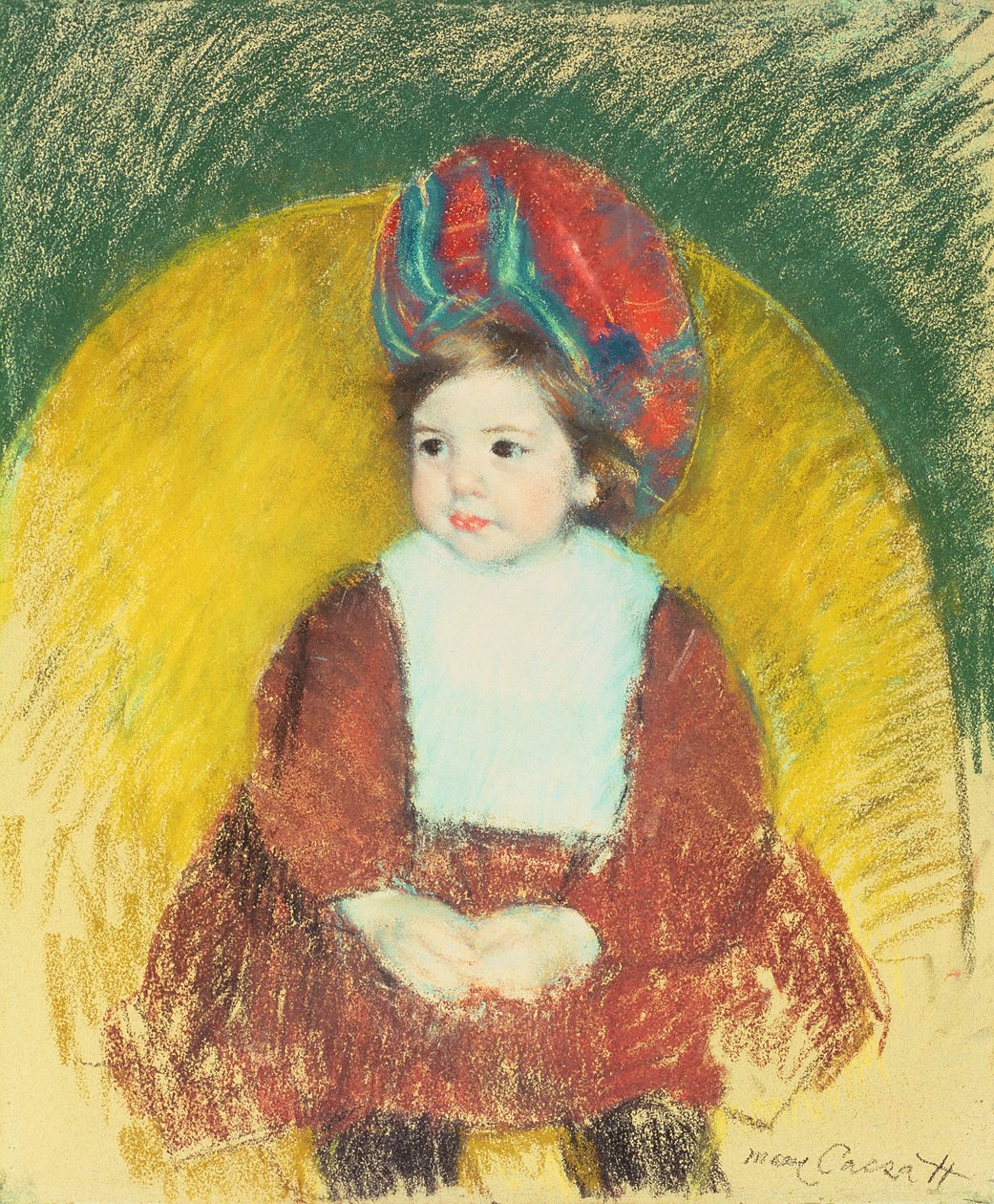 Margot, XIX wiek (pastel) autorstwa Mary Cassatt