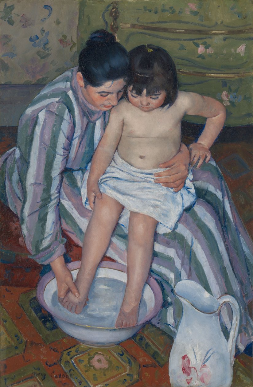 Kąpiel dziecka autorstwa Mary Cassatt