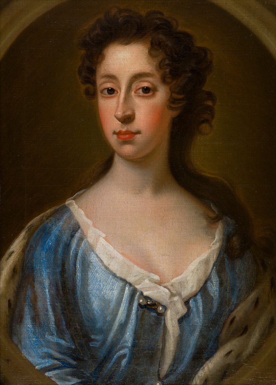 Portret Ann Grenville, hrabiny Kingston (1632/3-1699), ok. 1653-99 (olej na płótnie) autorstwa Mary (follower of) Beale