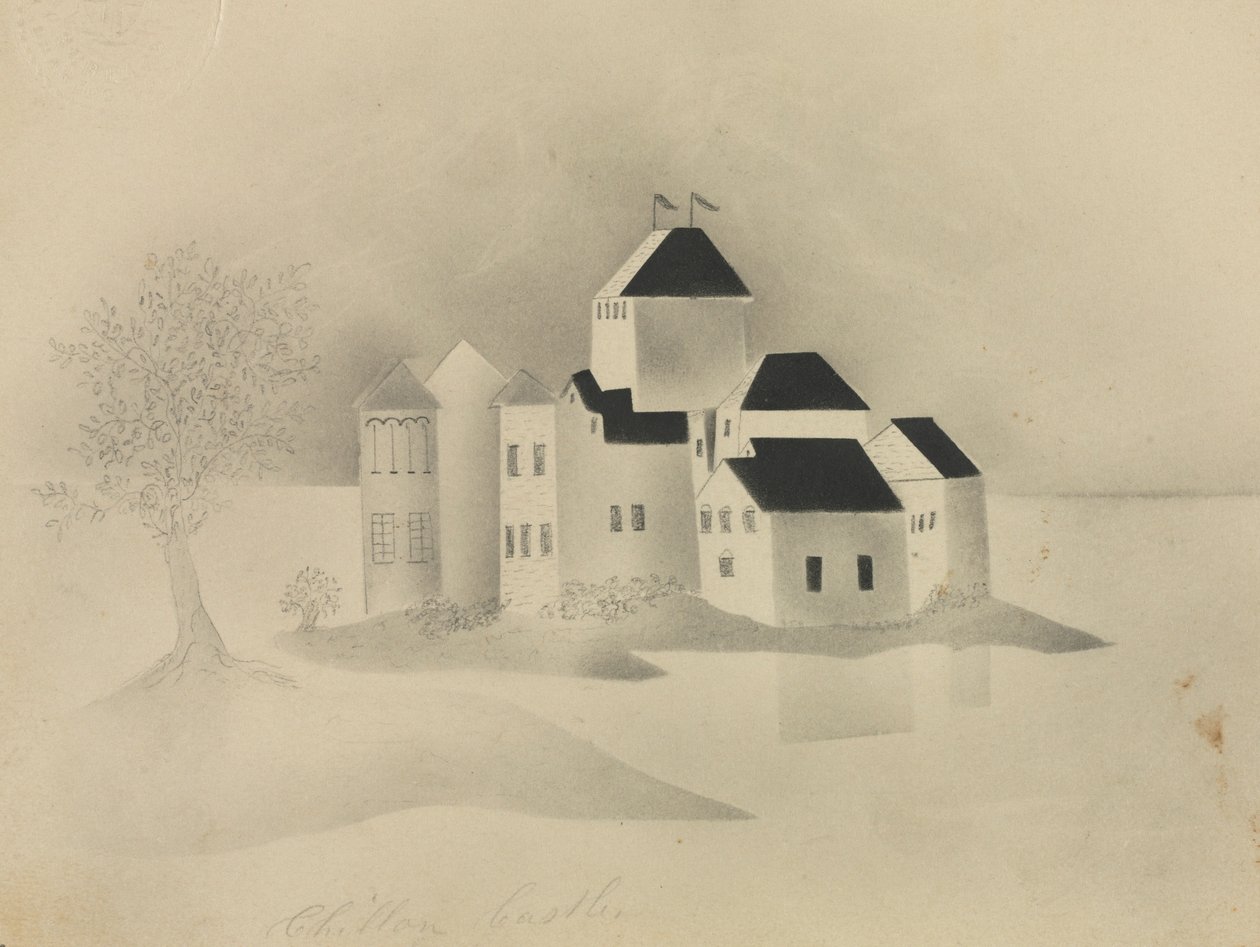 Zamek Chillon. autorstwa Mary Altha Nims