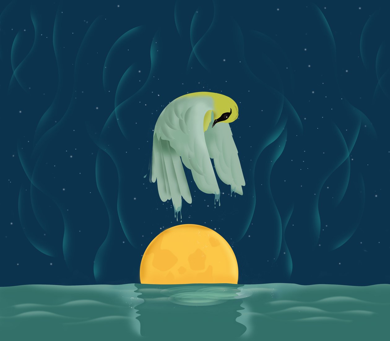 Night Swim, 2016 (wideo) autorstwa Mary Ann Smith