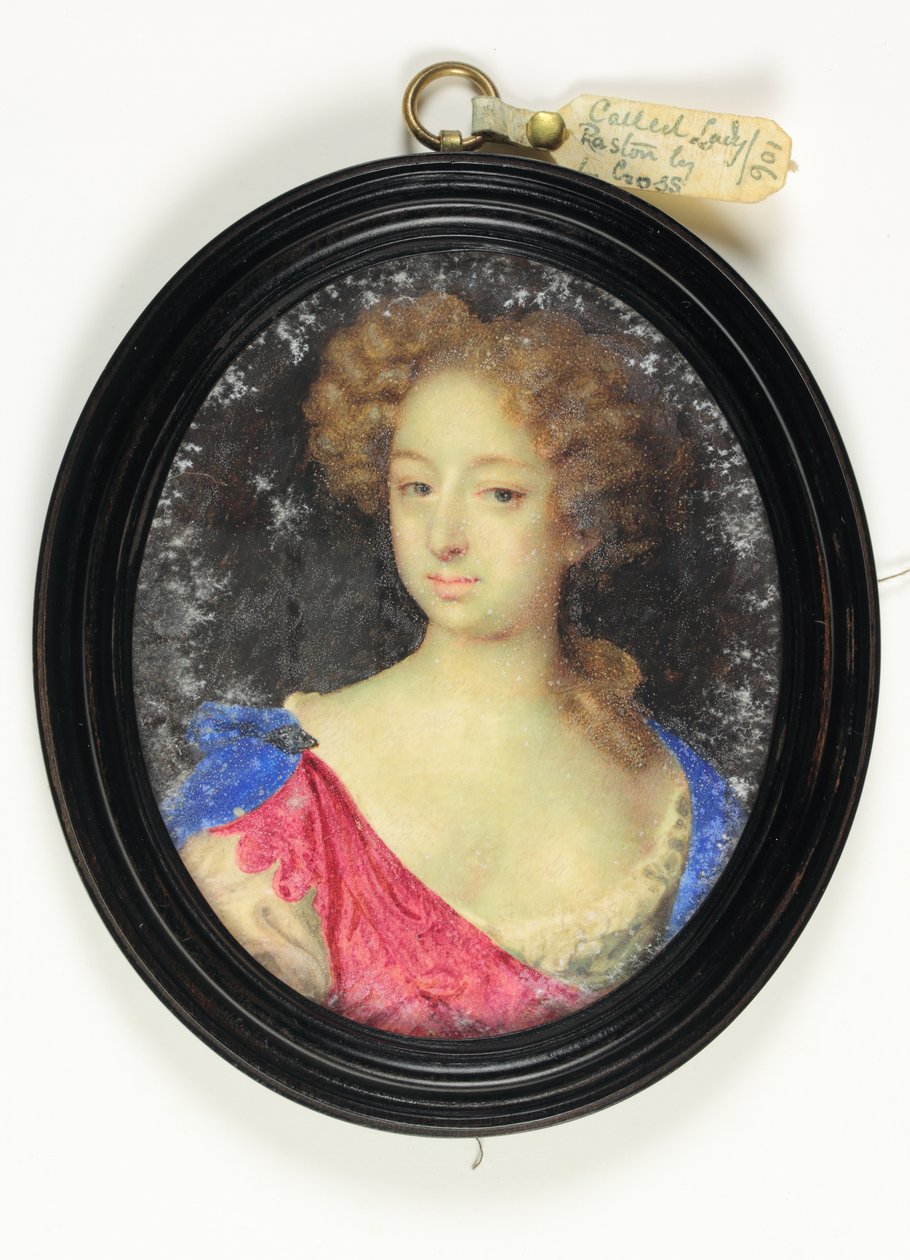 Pani zwana Lady Paston (akwarela na welinie) autorstwa Mary Beale