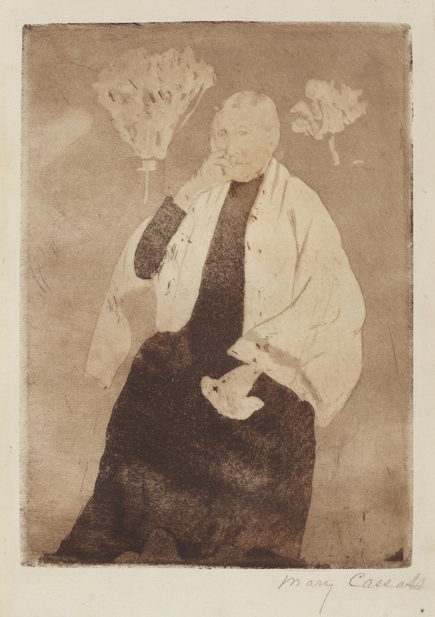 Portret matki artysty, ok. 1930 r. 1889-1890. autorstwa Mary Cassatt