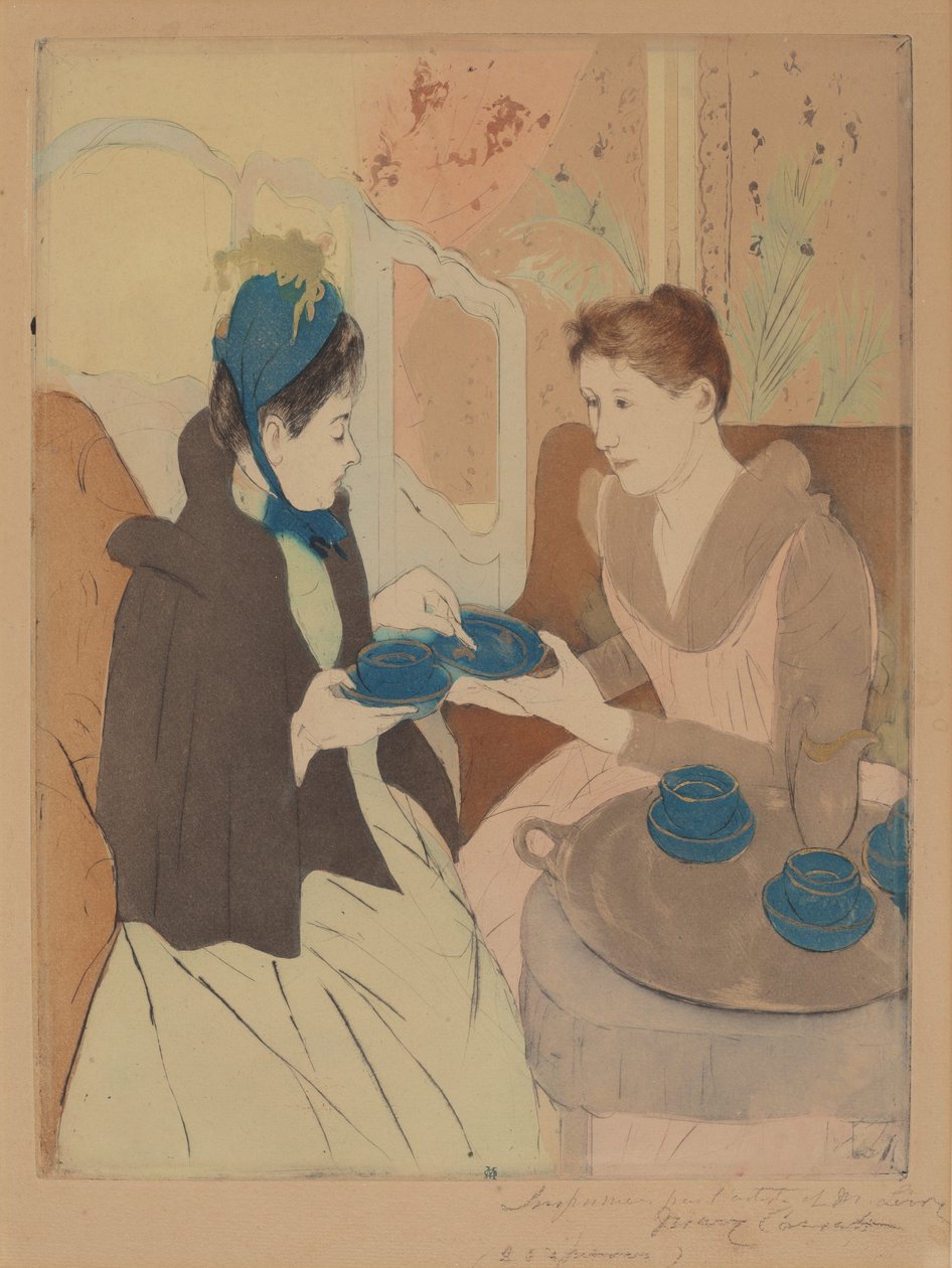 Popołudniowa Herbata autorstwa Mary Cassatt