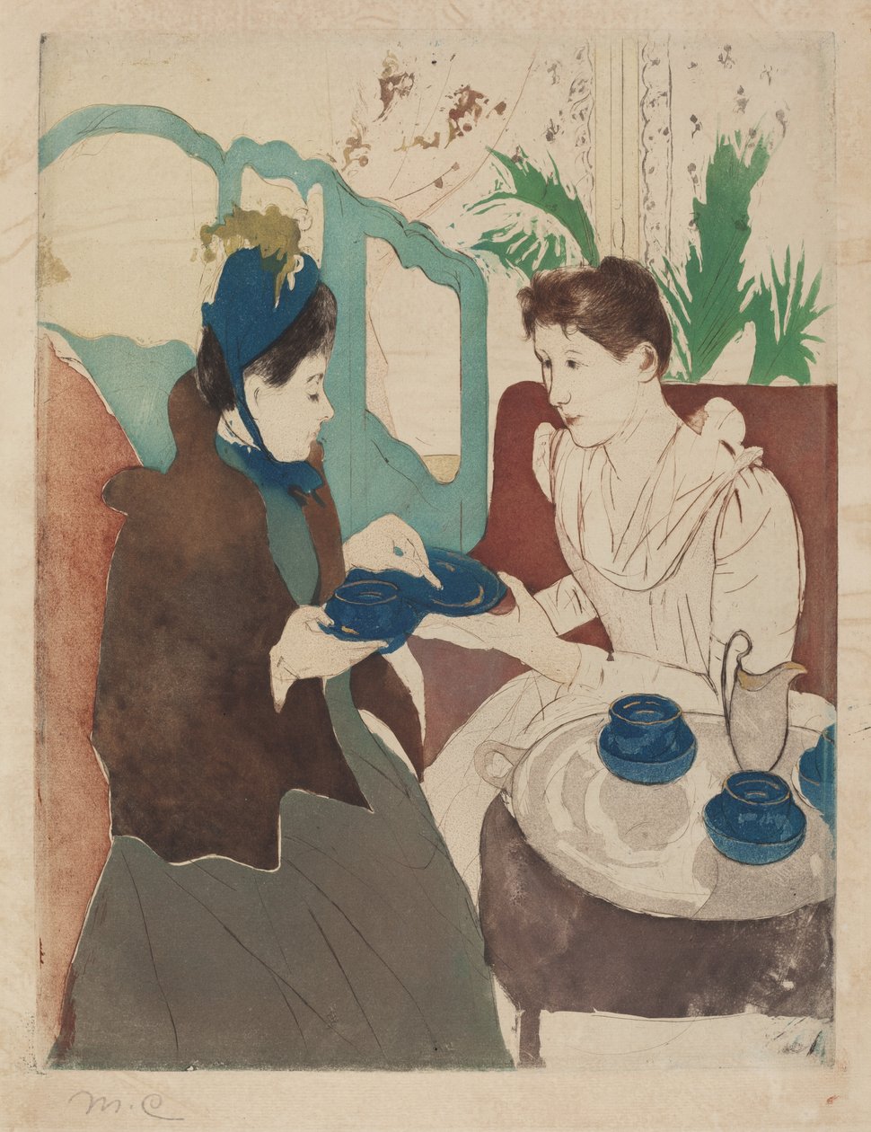 Popołudniowa Herbata autorstwa Mary Cassatt