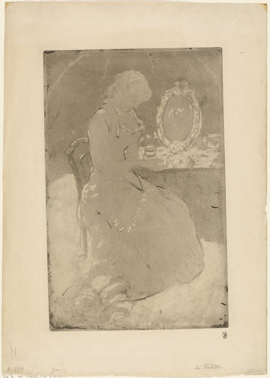 Przy Toaletki autorstwa Mary Cassatt