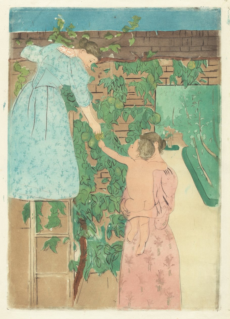 Zbieranie owoców autorstwa Mary Cassatt