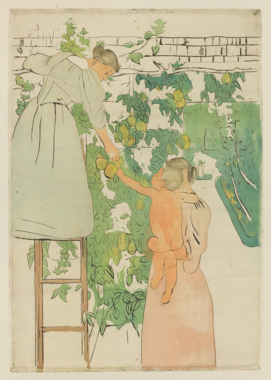 Zbieranie owoców autorstwa Mary Cassatt