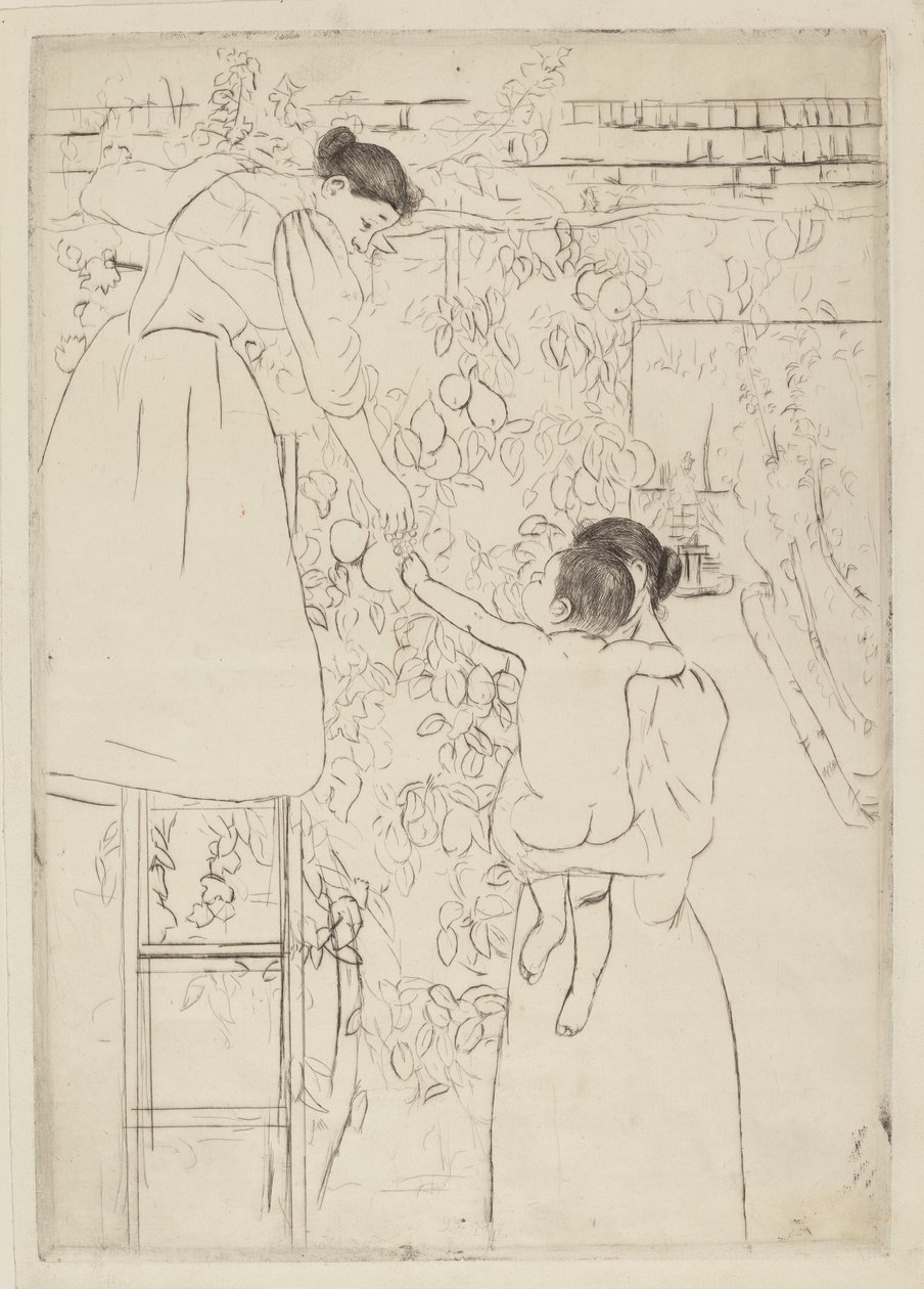 Zbieranie owoców autorstwa Mary Cassatt