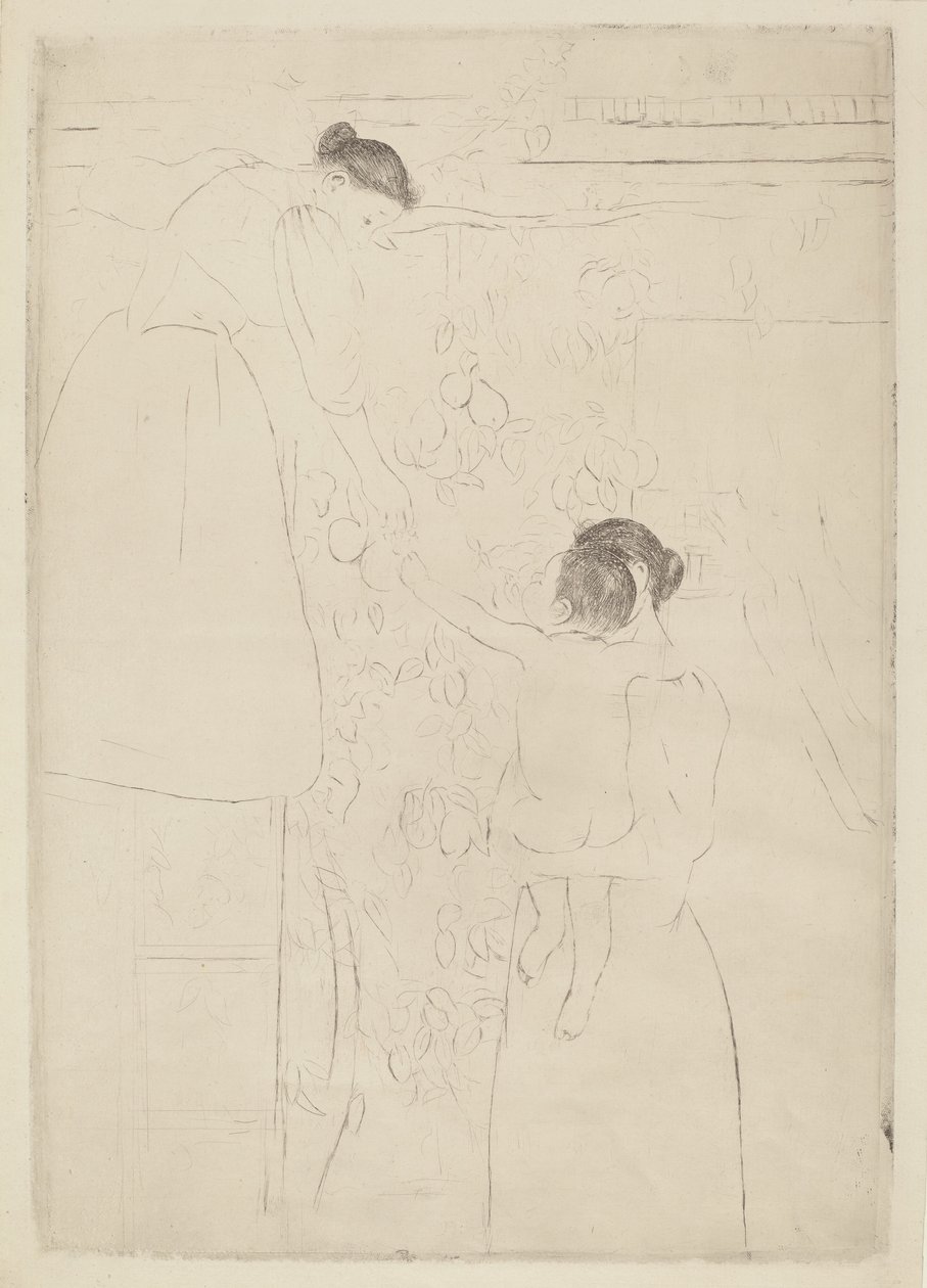 Zbieranie owoców autorstwa Mary Cassatt