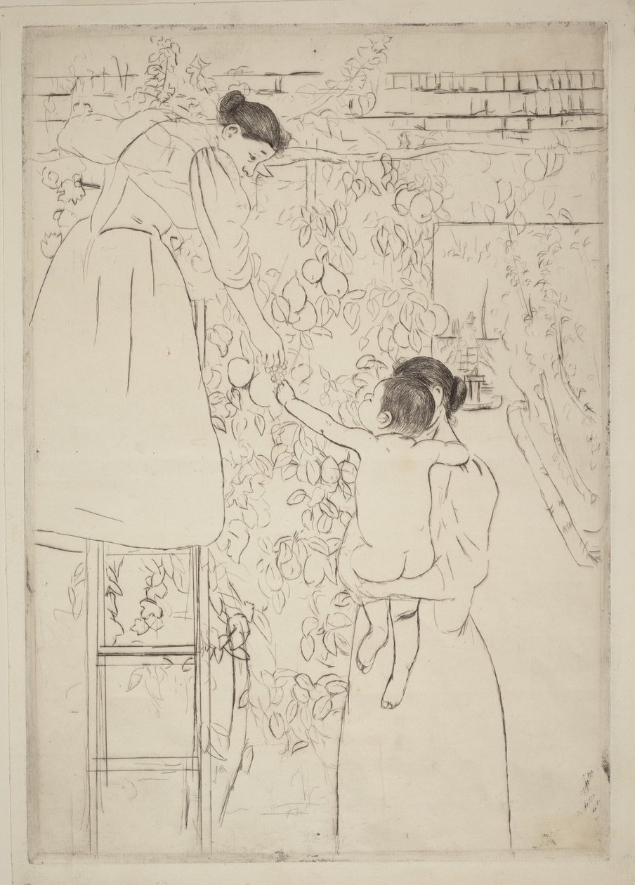 Zbieranie owoców autorstwa Mary Cassatt