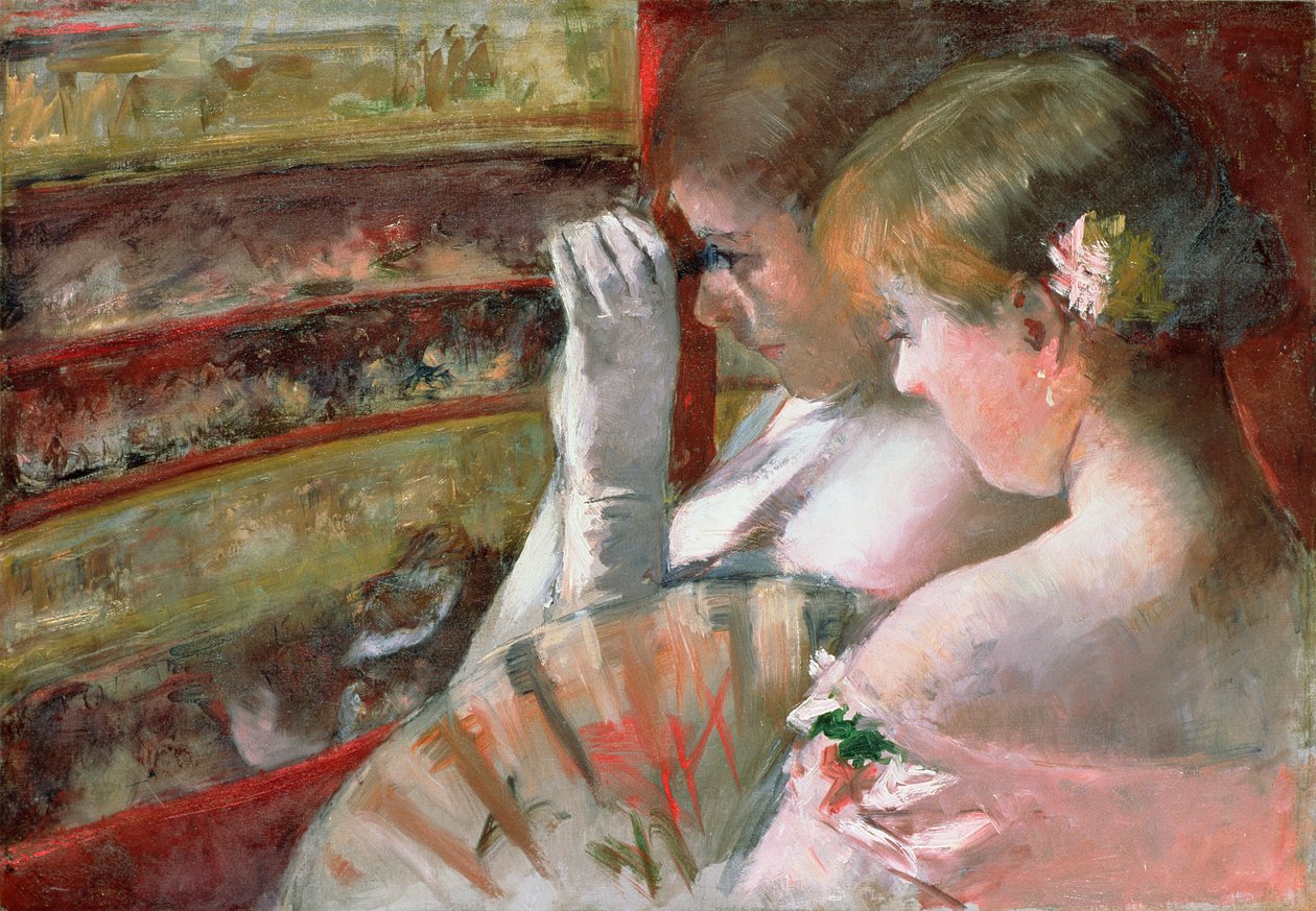 W pudełku autorstwa Mary Cassatt