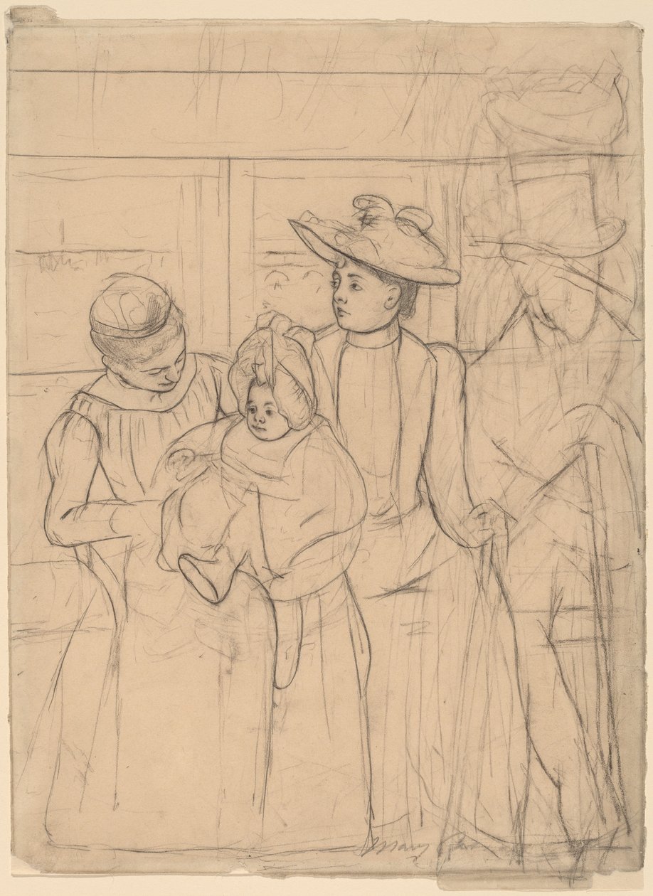 W Omnibusie autorstwa Mary Cassatt
