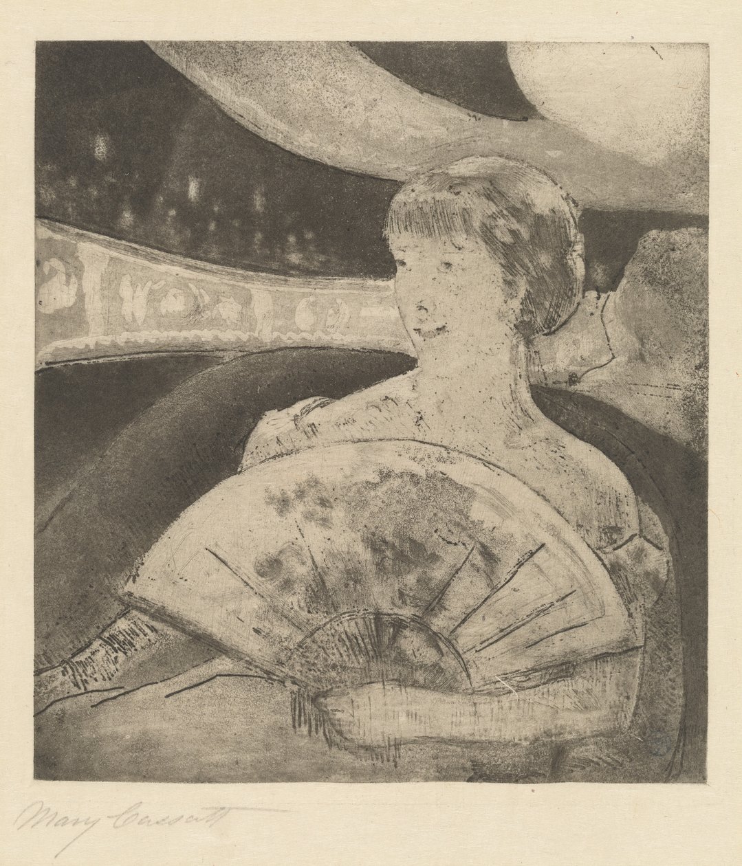 W loży operowej (nr 3) autorstwa Mary Cassatt