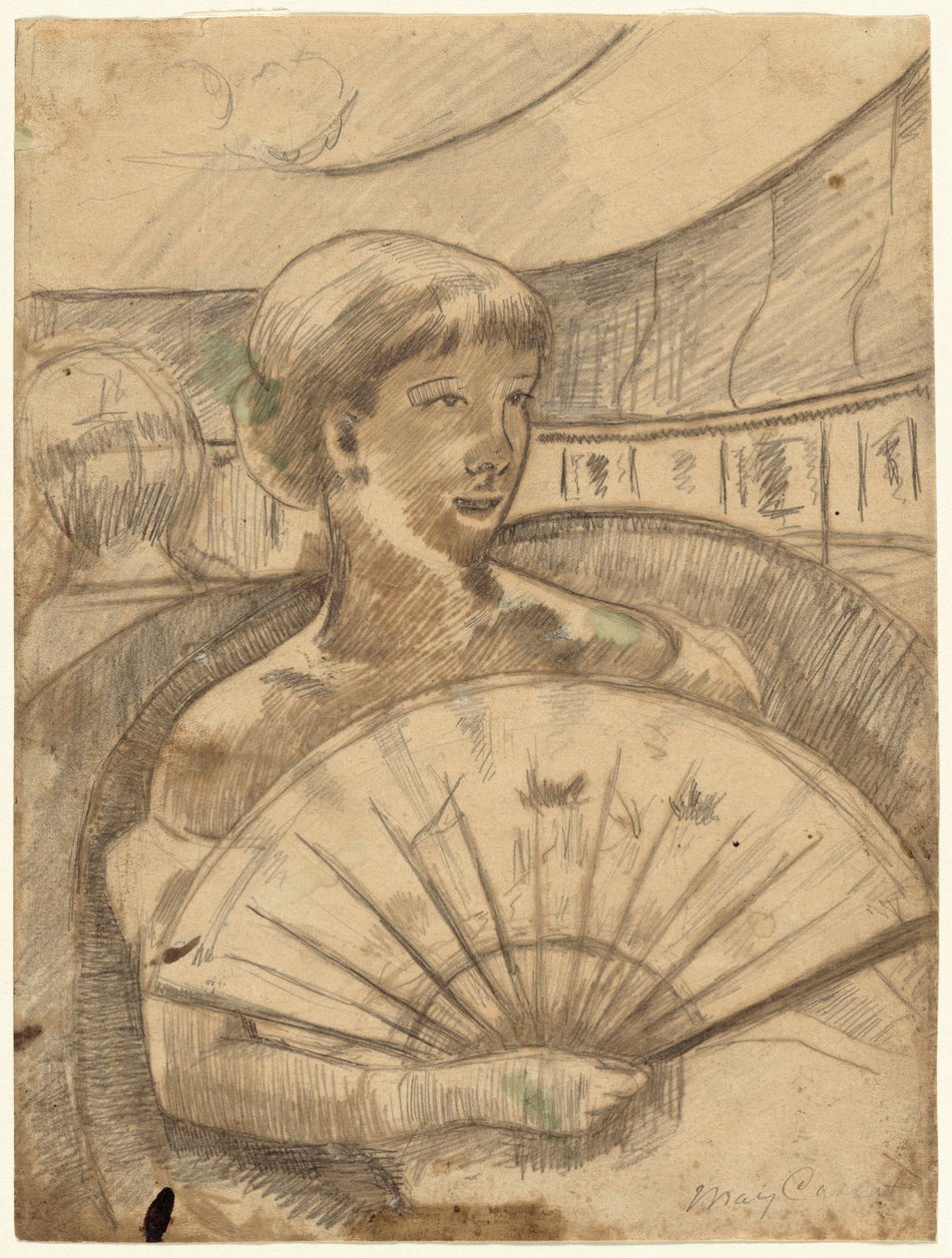 W loży operowej (nr 3) [odbyt] autorstwa Mary Cassatt
