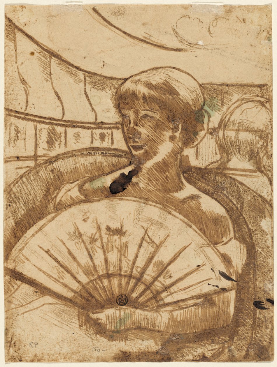 W Operze Box [verso] autorstwa Mary Cassatt