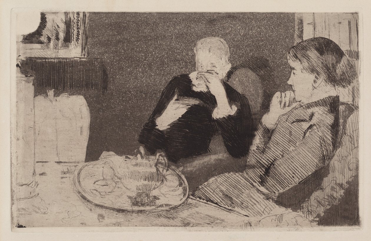 Lydia i jej matka w herbacie autorstwa Mary Cassatt